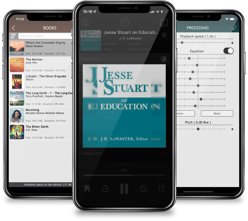 Audiobook Jesse Stuart on Education by J. R. LeMaster