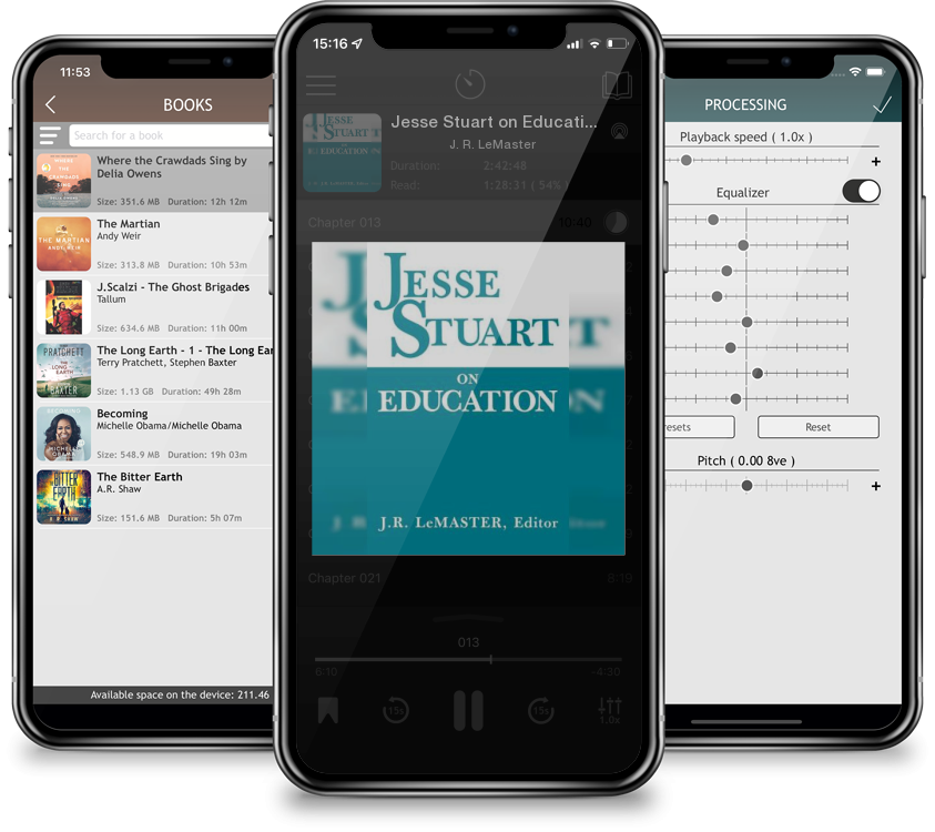 Listen Jesse Stuart on Education by J. R. LeMaster in MP3 Audiobook Player for free