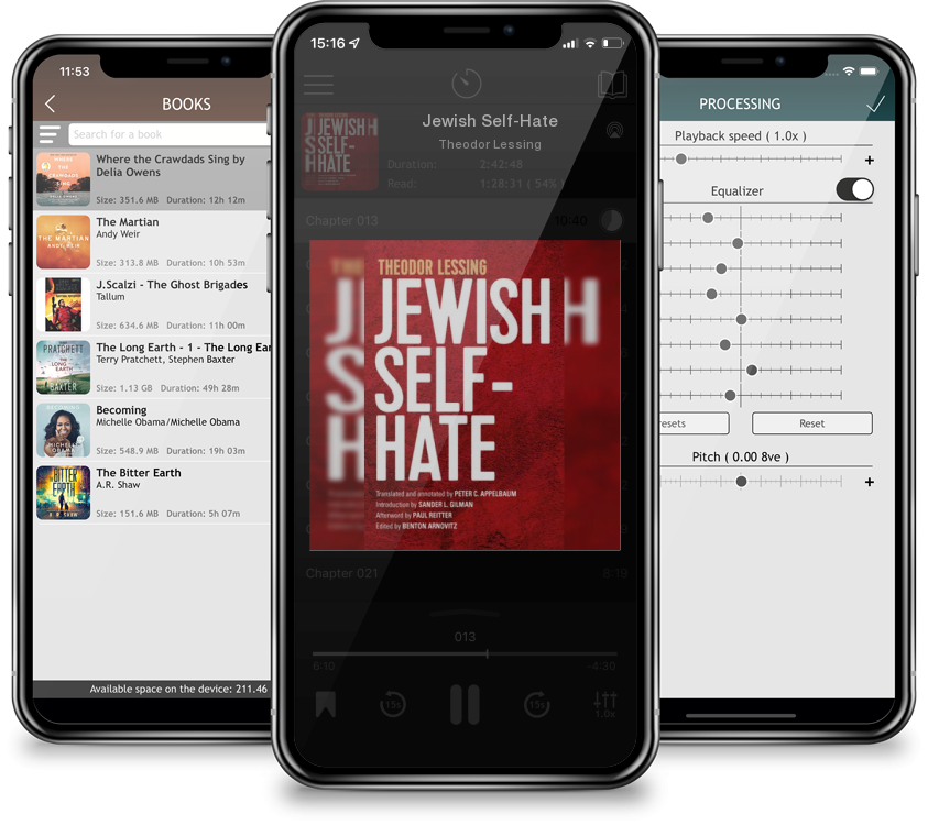 Listen Jewish Self-Hate by Theodor Lessing in MP3 Audiobook Player for free