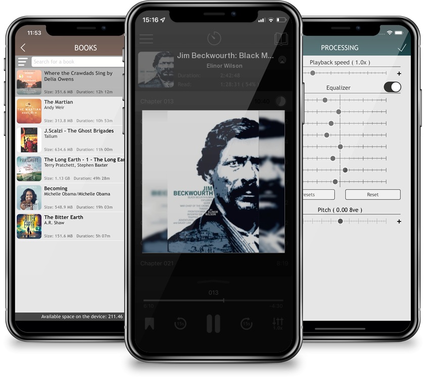 Audiobook Jim Beckwourth: Black Mountain Man and War Chief of the Crows by Elinor Wilson
