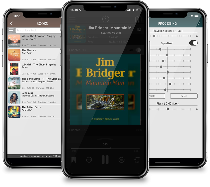 Audiobook Jim Bridger: Mountain Man by Stanley Vestal