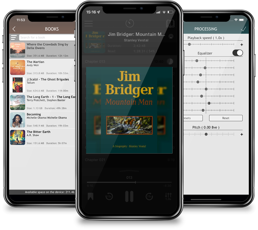 Listen Jim Bridger: Mountain Man by Stanley Vestal in MP3 Audiobook Player for free