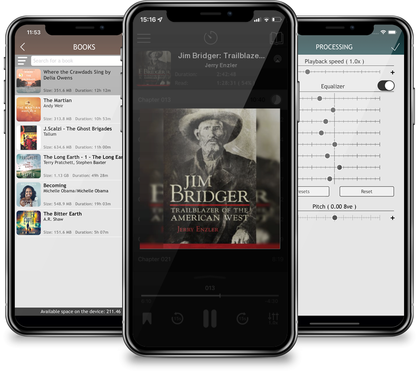 Audiobook Jim Bridger: Trailblazer of the American West by Jerry Enzler