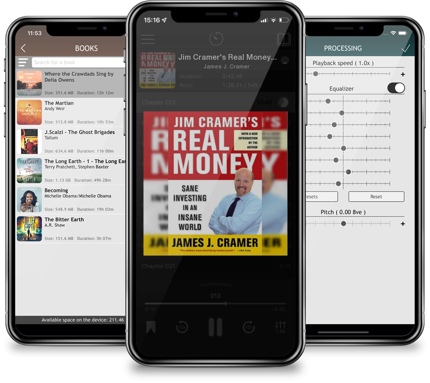 Audiobook Jim Cramer\'s Real Money: Sane Investing in an Insane World by James J. Cramer