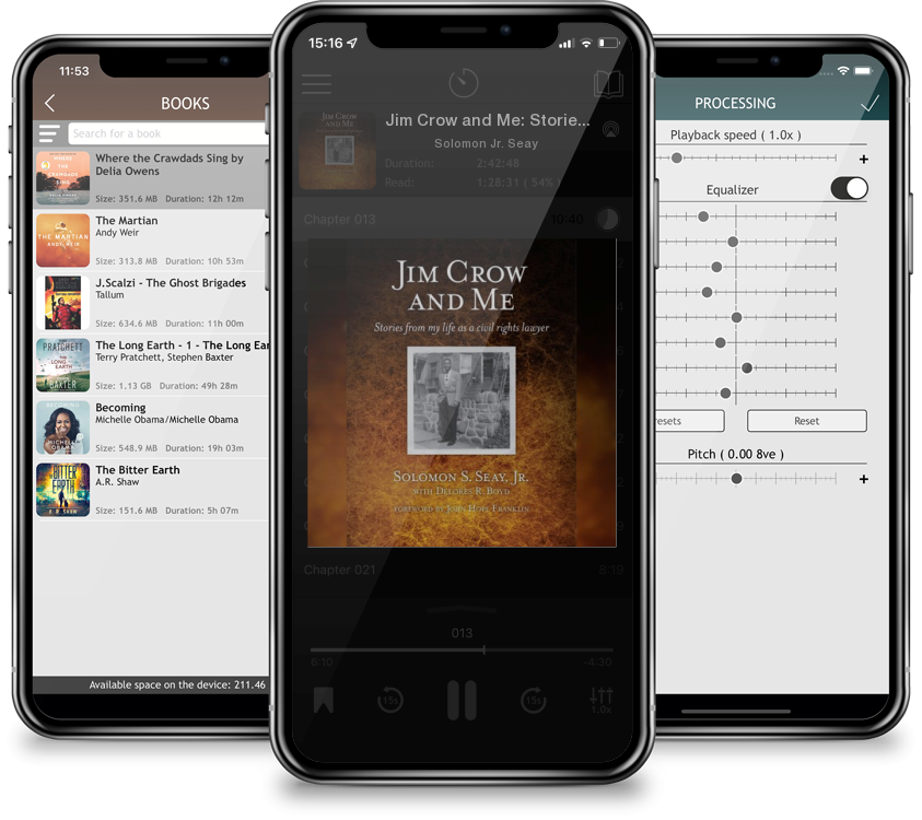 Audiobook Jim Crow and Me: Stories from My Life as a Civil Rights Lawyer by Solomon Jr. Seay