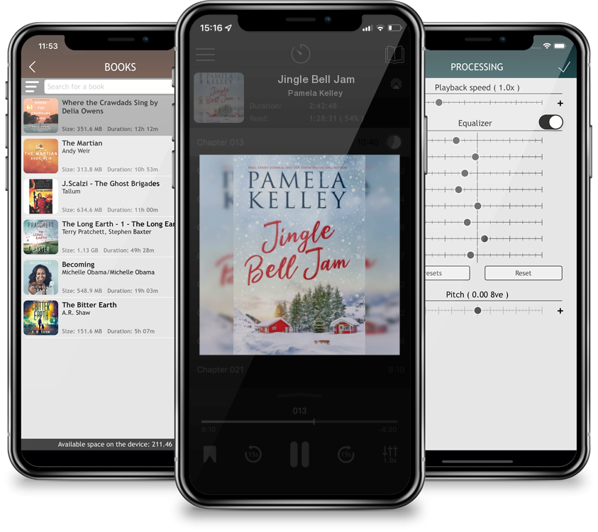 Listen Jingle Bell Jam by Pamela Kelley in MP3 Audiobook Player for free