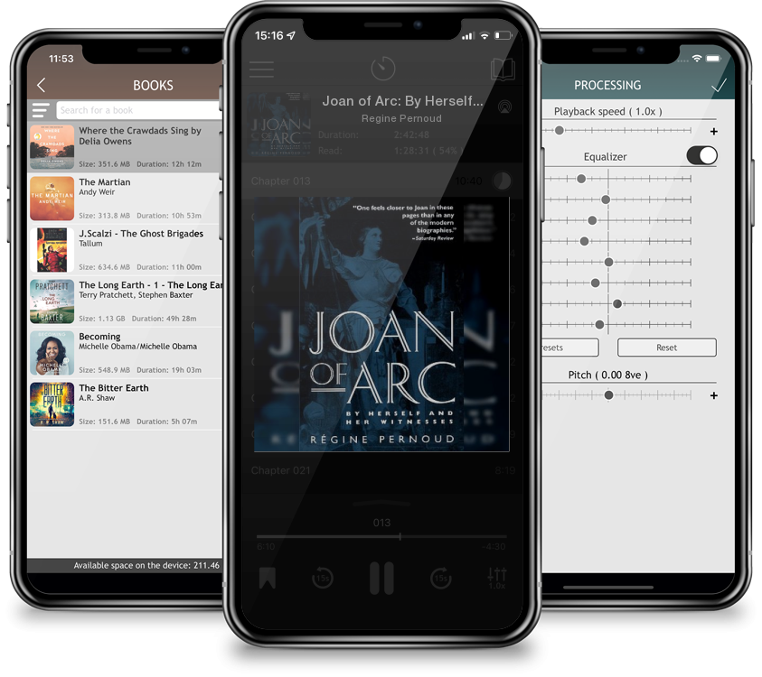 Audiobook Joan of Arc: By Herself and Her Witnesses by Regine Pernoud