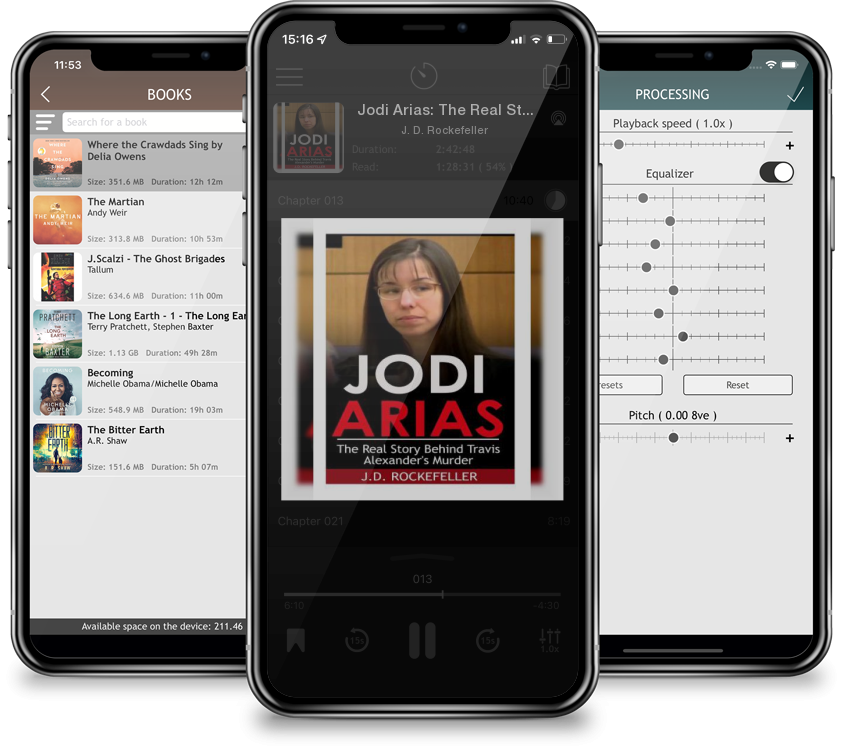 Audiobook Jodi Arias: The Real Story Behind Travis Alexander\'s Murder by J. D. Rockefeller
