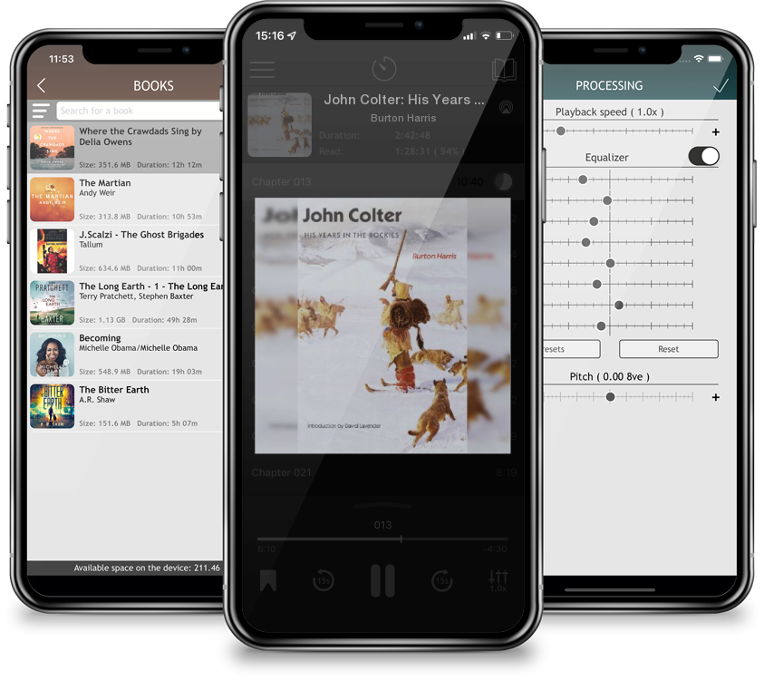 Audiobook John Colter: His Years in the Rockies by Burton Harris