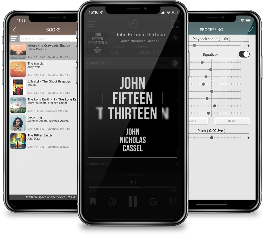 Listen John Fifteen Thirteen by John Nicholas Cassel in MP3 Audiobook Player for free