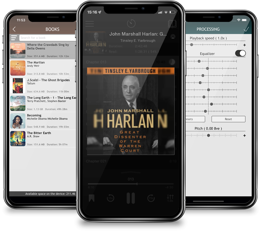 Audiobook John Marshall Harlan: Great Dissenter of the Warren Court by Tinsley E. Yarbrough