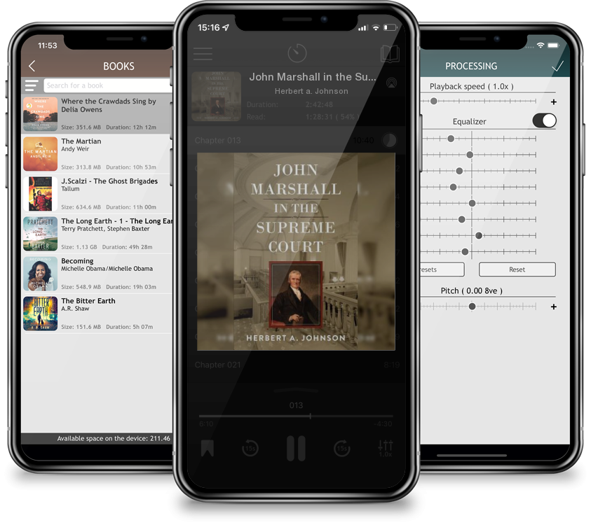 Audiobook John Marshall in the Supreme Court by Herbert a. Johnson