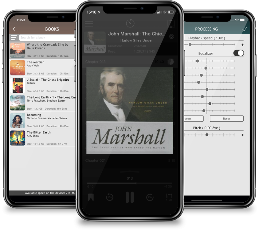 Audiobook John Marshall: The Chief Justice Who Saved the Nation (Compact Disc) by Harlow Giles Unger