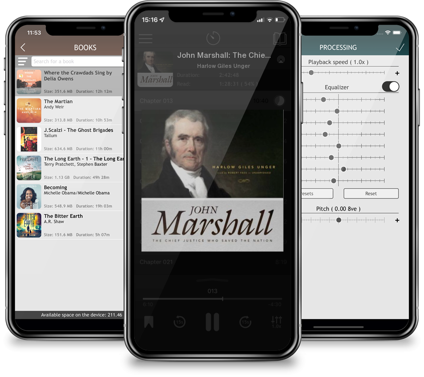 Audiobook John Marshall: The Chief Justice Who Saved the Nation (MP3 CD) by Harlow Giles Unger