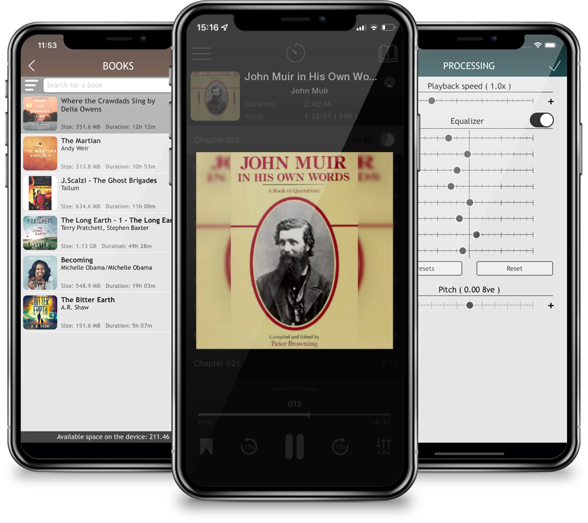 Audiobook John Muir in His Own Words: A Book of Quotations by John Muir
