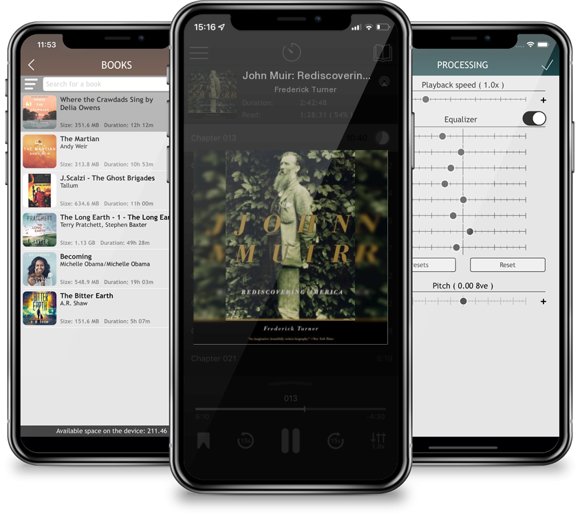 Audiobook John Muir: Rediscovering America by Frederick Turner