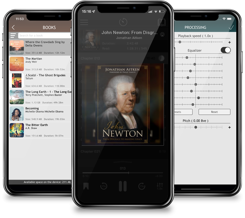 Audiobook John Newton: From Disgrace to Amazing Grace by Jonathan Aitken