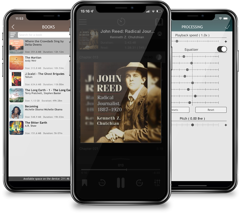 Audiobook John Reed: Radical Journalist, 1887-1920 by Kenneth Z. Chutchian