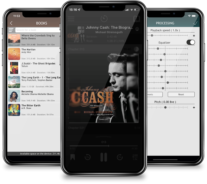 Listen Johnny Cash: The Biography by Michael Streissguth in MP3 Audiobook Player for free