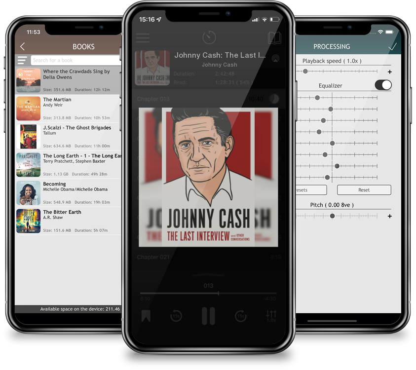 Listen Johnny Cash: The Last Interview: and Other Conversations (The Last Interview Series) by Johnny Cash in MP3 Audiobook Player for free
