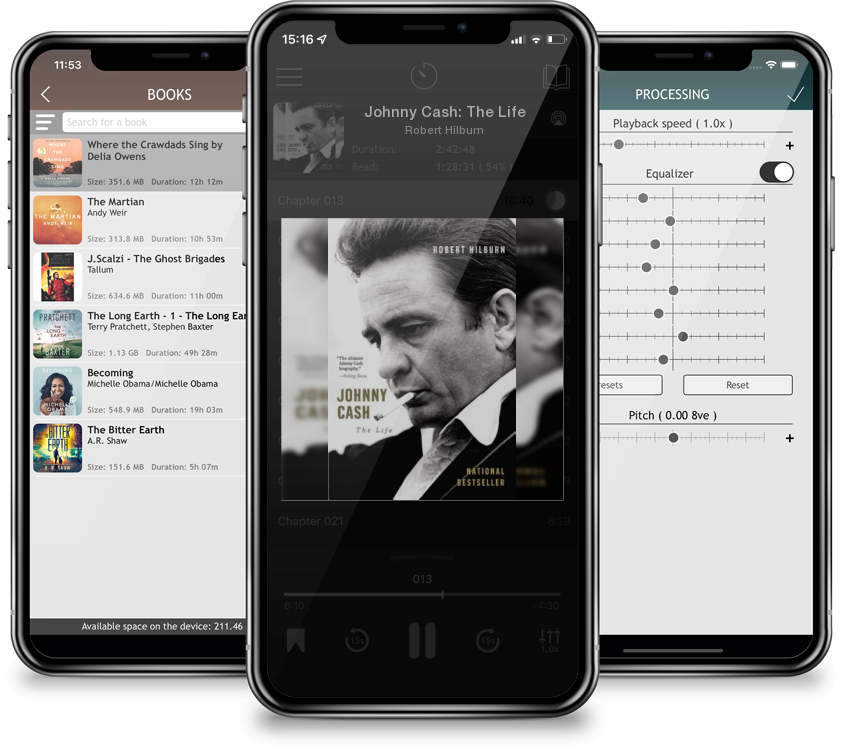 Audiobook Johnny Cash: The Life by Robert Hilburn