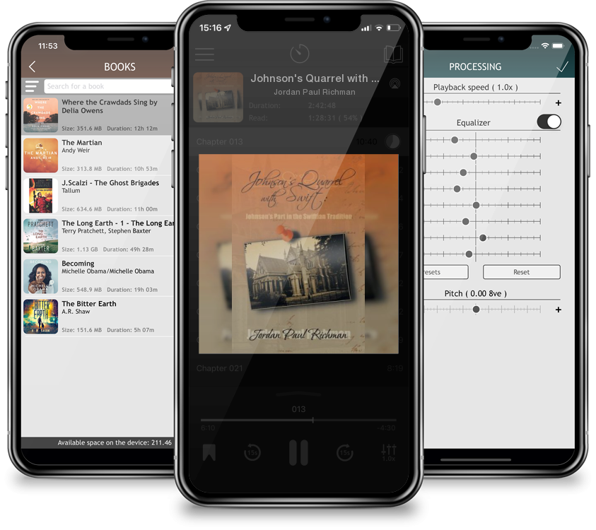 Audiobook Johnson\'s Quarrel with Swift: Johnson\'s Part in the Swiftian Tradition by Jordan Paul Richman