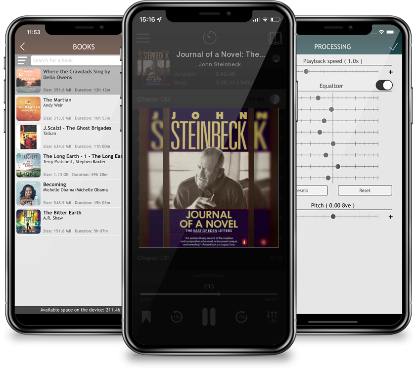 Audiobook Journal of a Novel: The East of Eden Letters by John Steinbeck