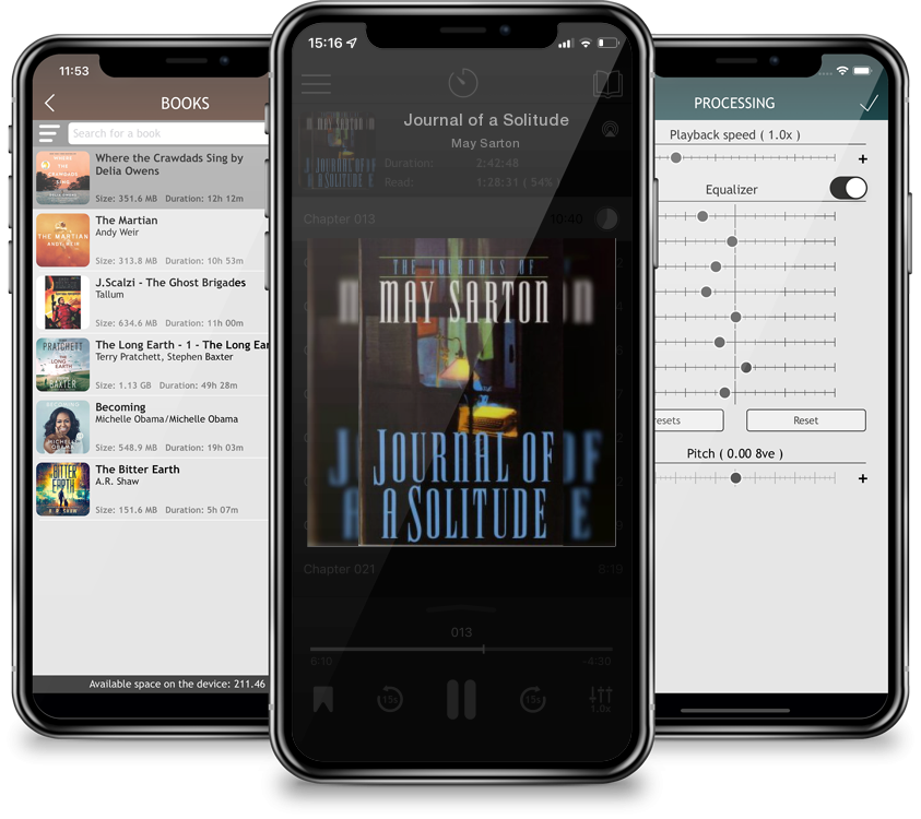 Audiobook Journal of a Solitude by May Sarton