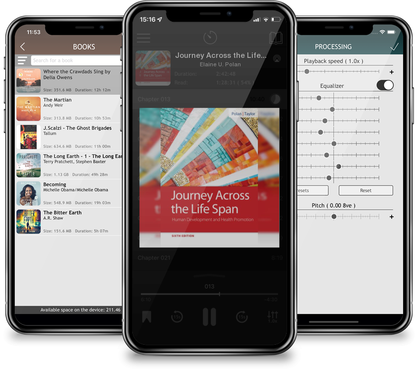 Audiobook Journey Across the Life Span: Human Development and Health Promotion by Elaine U. Polan