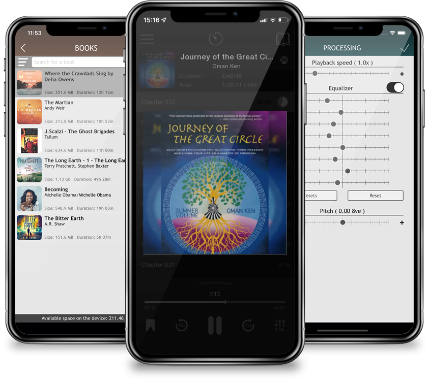 Audiobook Journey of the Great Circle - Summer Volume: Daily Contemplations for Cultivating Inner Freedom and Living Your Life as a Master of Freedom by Oman Ken