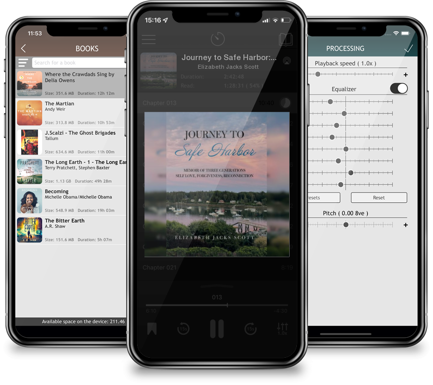 Audiobook Journey to Safe Harbor: Memoir of Three Generations Self Love, Forgiveness, Reconnection by Elizabeth Jacks Scott