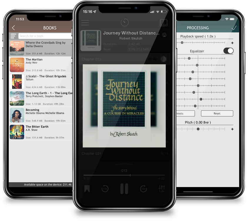 Audiobook Journey Without Distance: The Story Behind a Course in Miracles by Robert Skutch