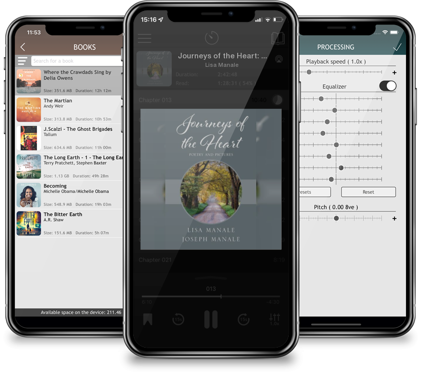 Audiobook Journeys of the Heart: Poetry and Pictures by Lisa Manale