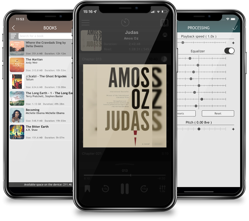 Audiobook Judas by Amos Oz