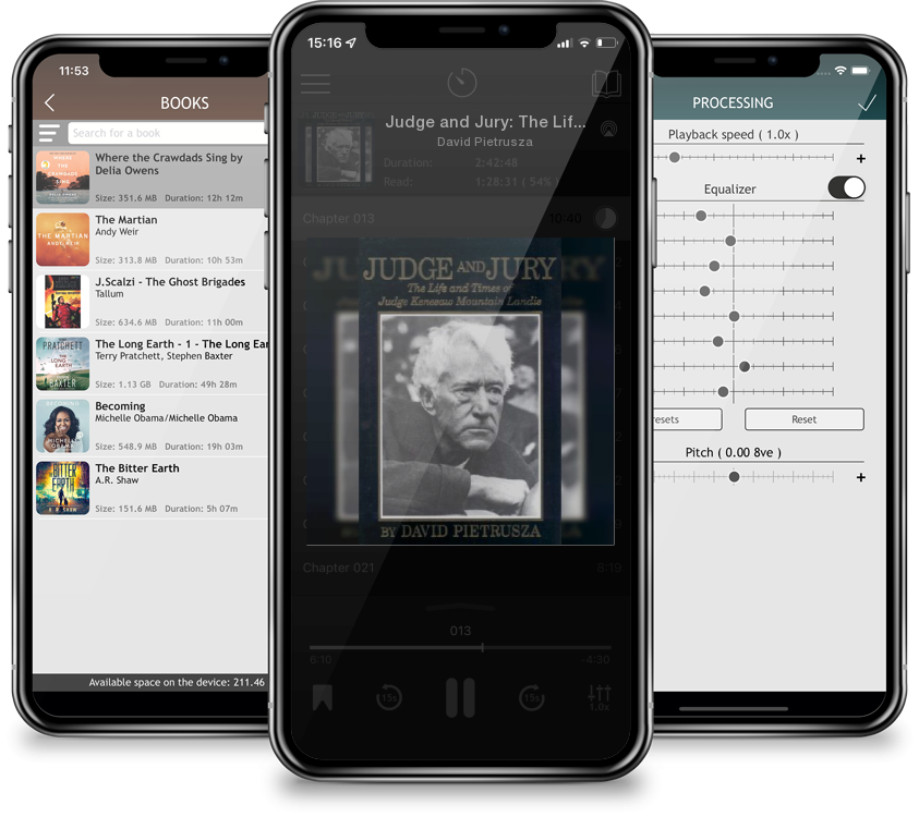 Audiobook Judge and Jury: The Life and Times of Judge Kenesaw Mountain Landis by David Pietrusza