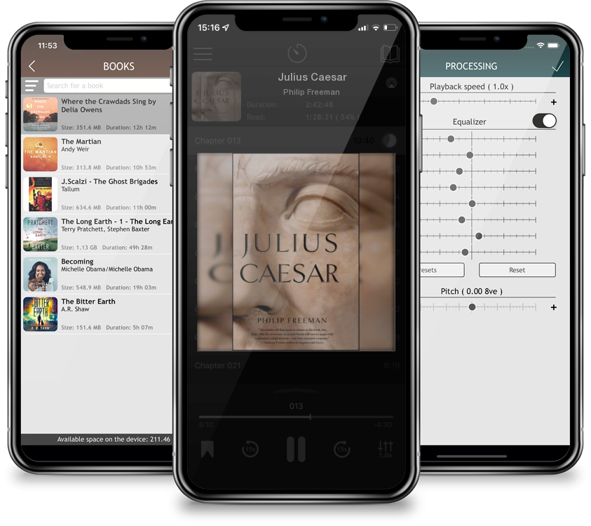 Audiobook Julius Caesar by Philip Freeman