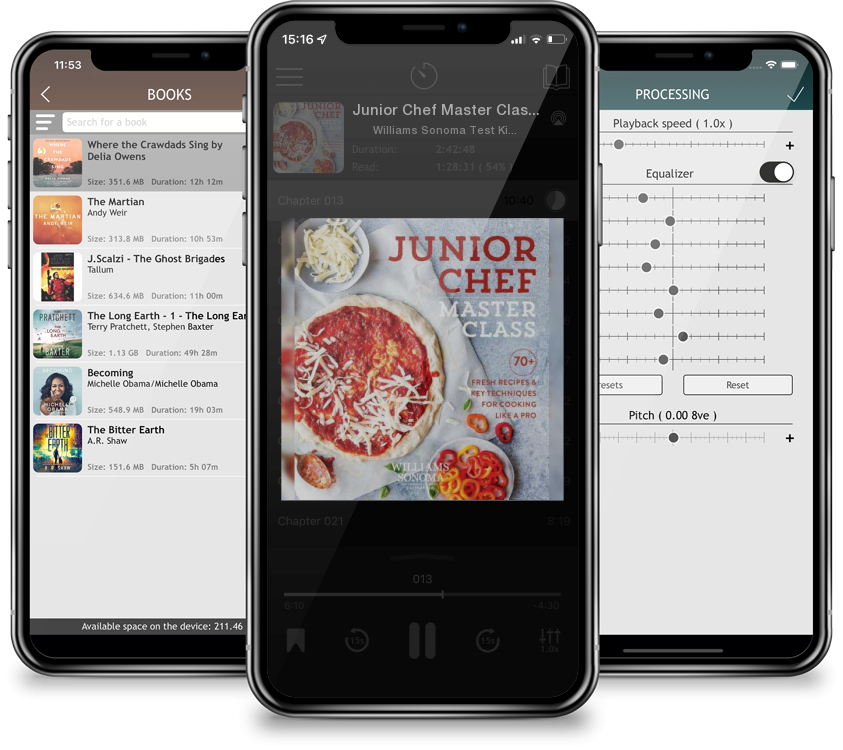 Audiobook Junior Chef Master Class: 70+ Fresh Recipes & Key Techniques for Cooking Like a Pro by Williams Sonoma Test Kitchen