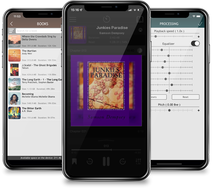Audiobook Junkies Paradise by Samson Dempsey
