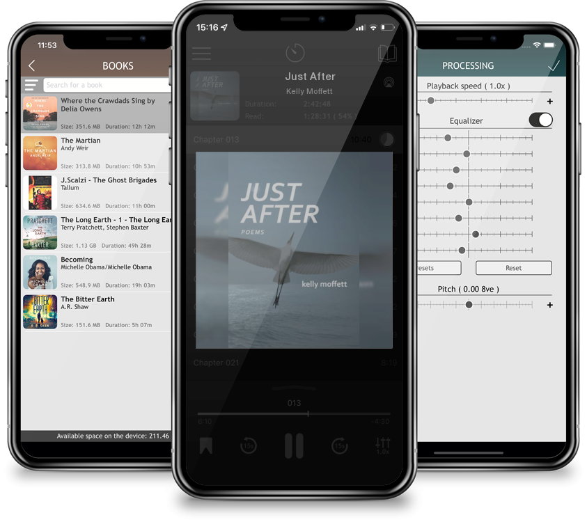 Audiobook Just After by Kelly Moffett