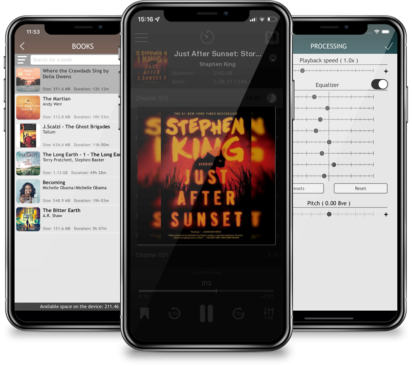 Listen Just After Sunset: Stories by Stephen King in MP3 Audiobook Player for free