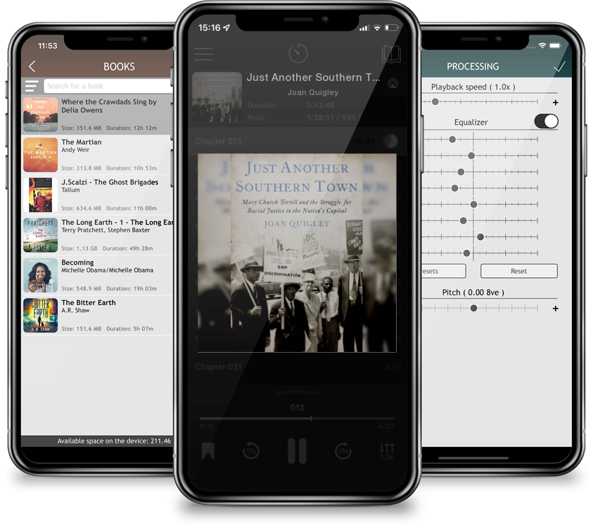 Audiobook Just Another Southern Town: Mary Church Terrell and the Struggle for Racial Justice in the Nation\'s Capital by Joan Quigley