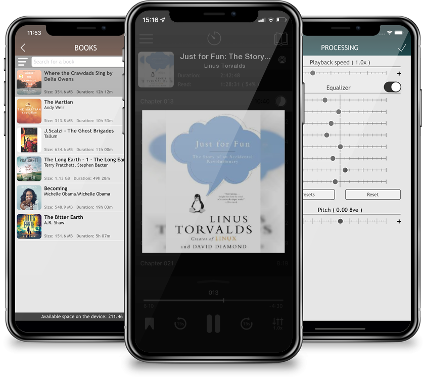 Audiobook Just for Fun: The Story of an Accidental Revolutionary by Linus Torvalds