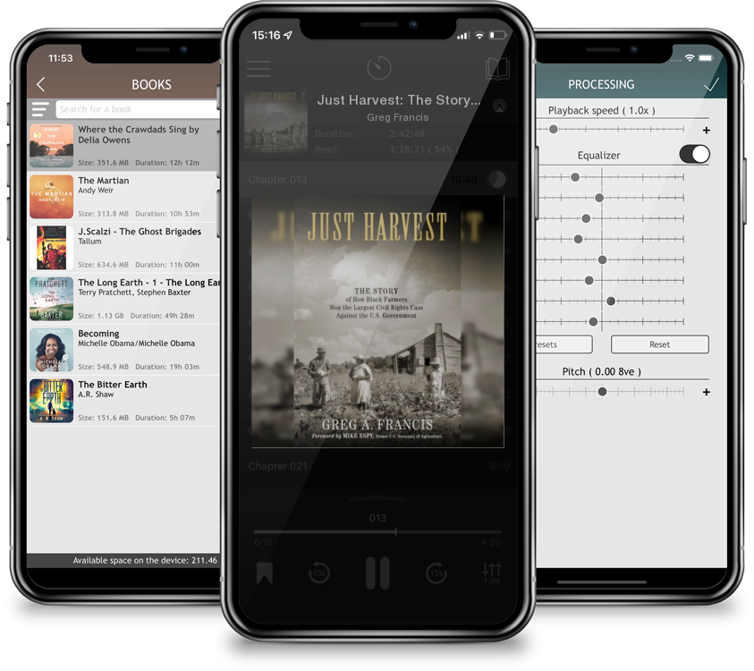 Audiobook Just Harvest: The Story of How Black Farmers Won the Largest Civil Rights Case against the U.S. Government by Greg Francis