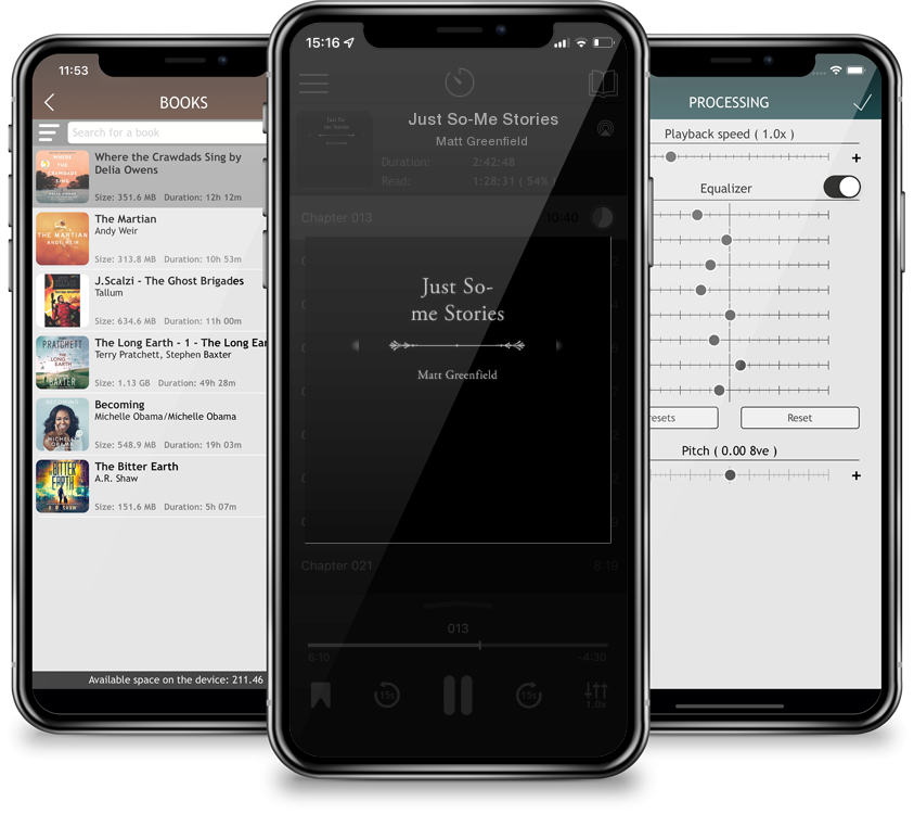Audiobook Just So-Me Stories by Matt Greenfield