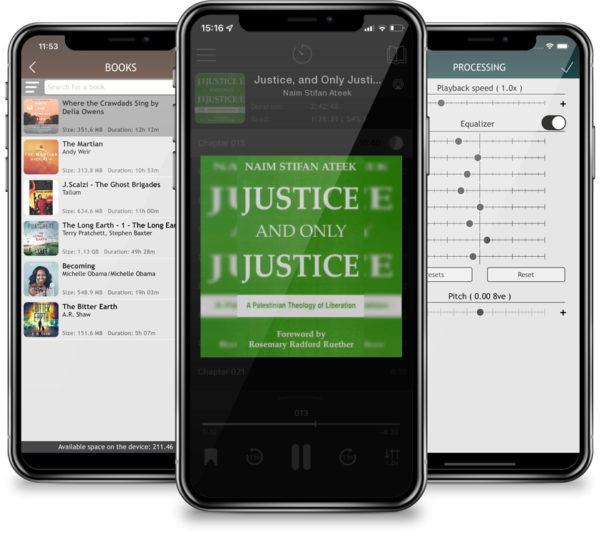 Audiobook Justice, and Only Justice: A Palestinian Theology of Liberation by Naim Stifan Ateek