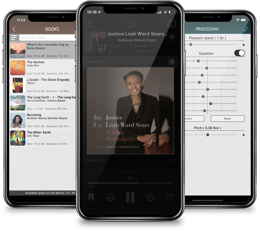 Audiobook Justice Leah Ward Sears: Seizing Serendipity by Rebecca Shriver Davis