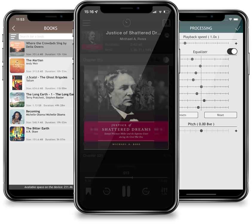 Audiobook Justice of Shattered Dreams: Samuel Freeman Miller and the Supreme Court During the Civil War Era (Conflicting Worlds: New Dimensions of the American Civil War) by Michael A. Ross