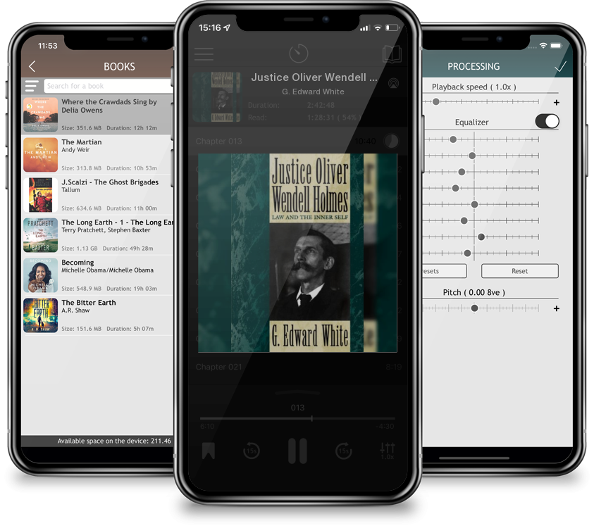Audiobook Justice Oliver Wendell Holmes: Law and the Inner Self by G. Edward White