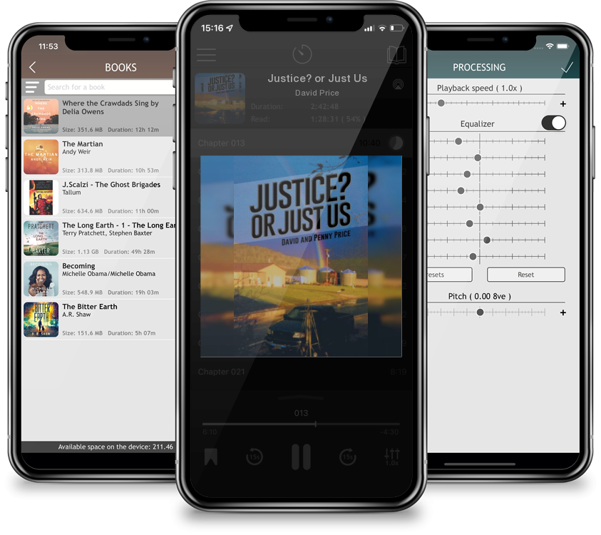 Audiobook Justice? or Just Us by David Price