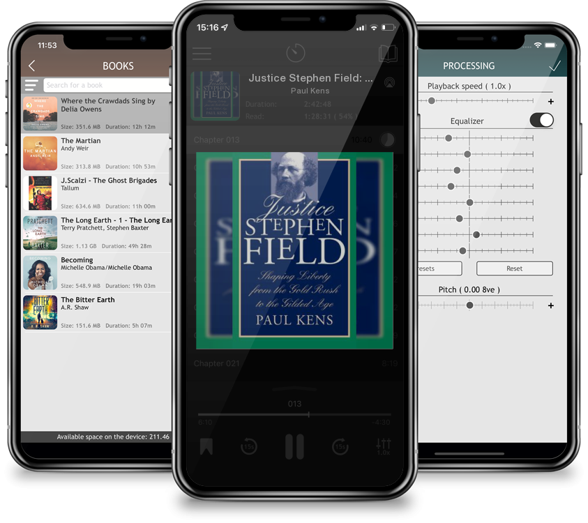 Audiobook Justice Stephen Field: Shaping Liberty from the Gold Rush to the Gilded Age by Paul Kens